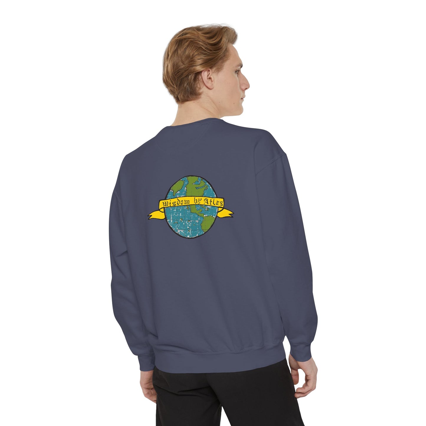 Pinocchio Trump Face Sweatshirt — 'Fixing the Planet' Earth Graphic Pullover